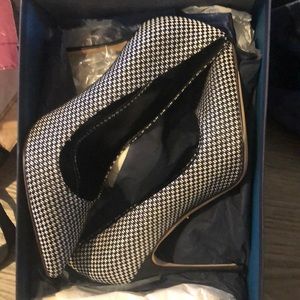 Sergio Rossi Plaid Heels